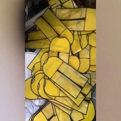 Non-woven bag wig packaging bag wig bag real hair whole top wig storage bag with hook zipper dust bag