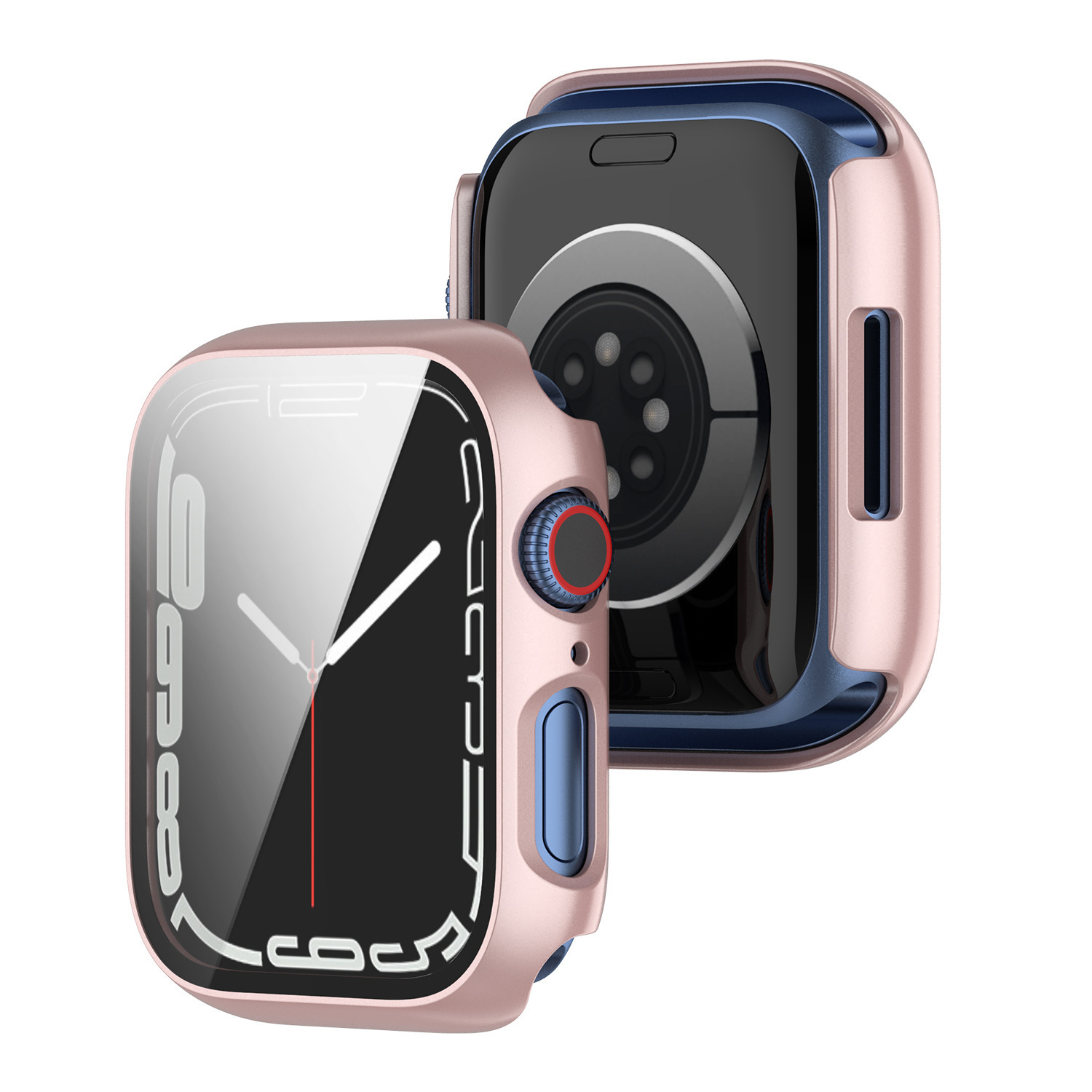 For Apple Watch 9 Generation Apple Watch Series7 Case PC Tempered Case 41mm 45mm