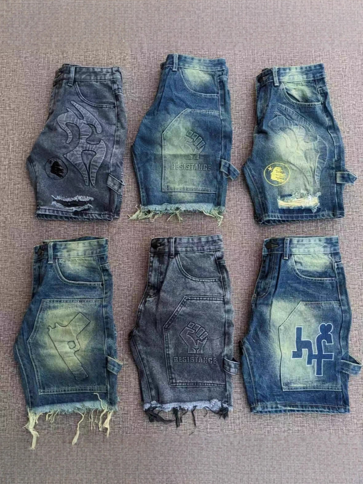 Men's Denim Shorts Wholesale Men's Denim Shorts Five-Point Pants Men's Jeans Wholesale