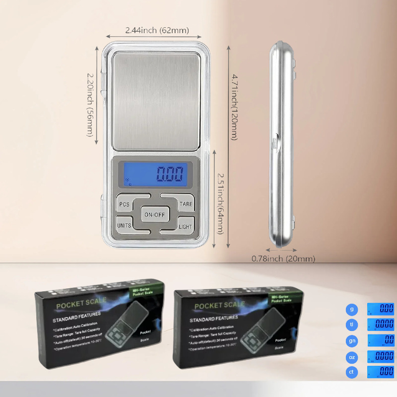 Чун И мобильные ювелирные весы высокой точности 0.01г электронные карманные весы