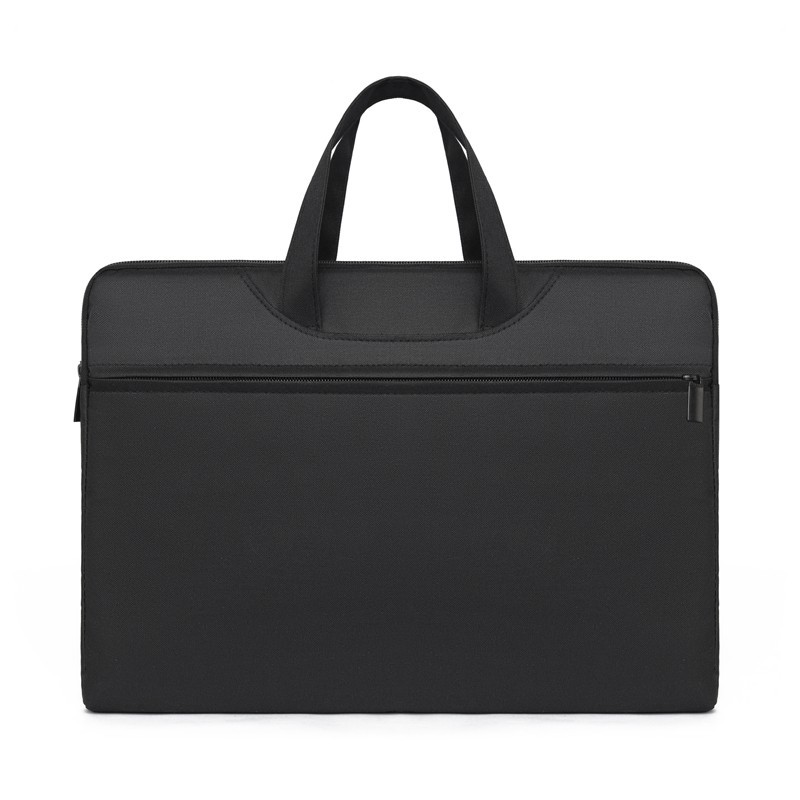 Computer Bag, New Business Men's Satchel Briefcase, Fashionable and Versatile Oxford Cloth Handbag, Printed Logo Business Trip Bag