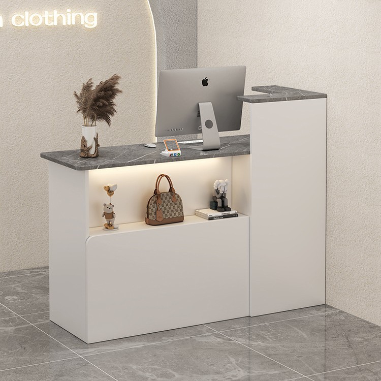 Cashier Counter Simple Modern Small Clothing Store Convenience Store Mother and Baby Store Shop Bar Table Front Desk Reception Desk