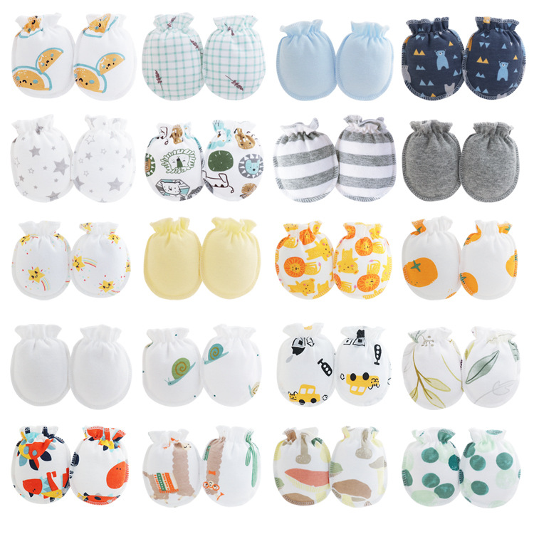 Baby Gloves to Prevent Scratching and Injury, Summer Thin Gloves for Newborns Aged 0-3 Months, Infant Hand Protection