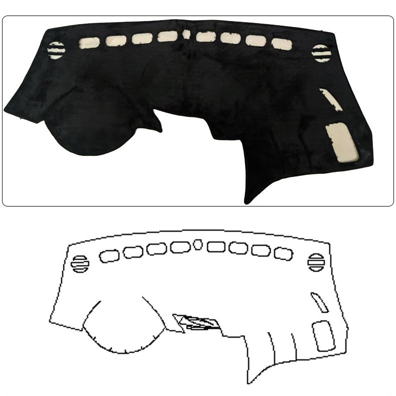 Cross-Border Applicable Car Light-Proof Mat Car Central Control Instrument Panel Light-Proof Pad Cover Sunshade Dashboard Anti-Reflective