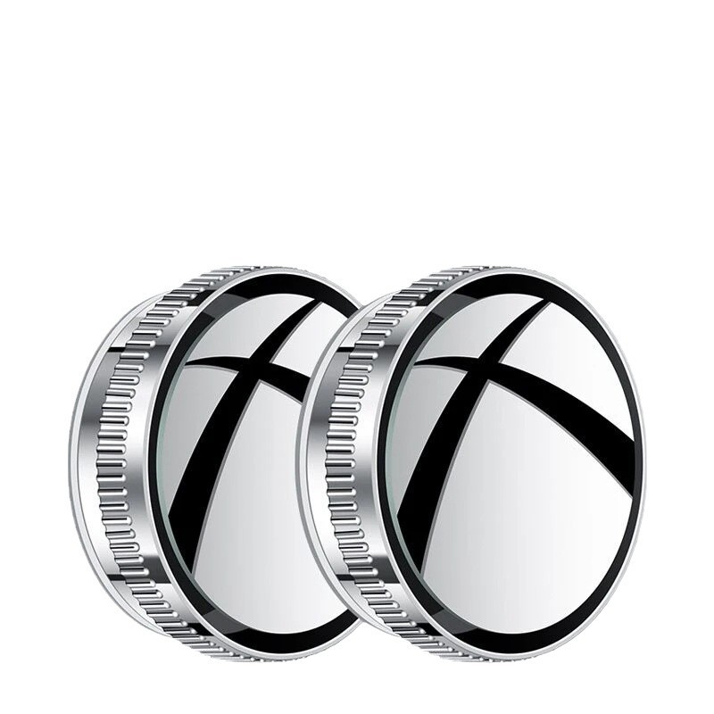 Car reversing small round mirror rearview mirror auxiliary mirror HD reflective blind spot mirror 360 degree blind spot artifact suction cup