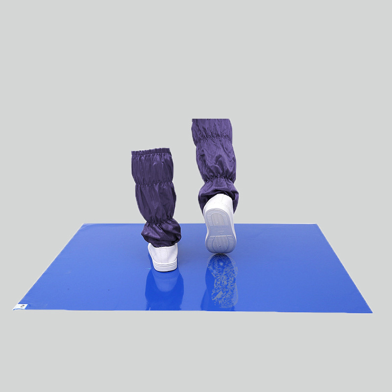 Blue High-Viscosity Pe Dust-Sticking Mat 2436 Disposable Tear-Off 30 Tear-Off Workshop Dust-Free Floor Mat Dust-Sticking Mat Dust-Removing Mat