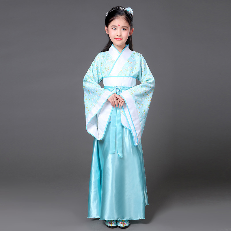 Children's Ancient Costume Fairy Dress Hanfu Princess Imperial Concubine Improved Little Girl Photo Studio Performance Photo Dance Performance Costume