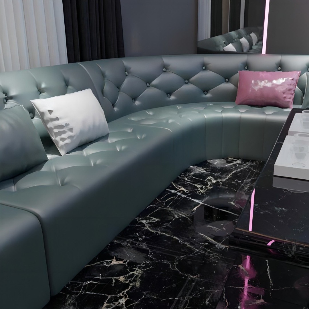 Customized Ktv Sofa, Nightclub, Billiards Bar, Sofa Booth, Home Ktv Box Sofa, Coffee Table Combination U