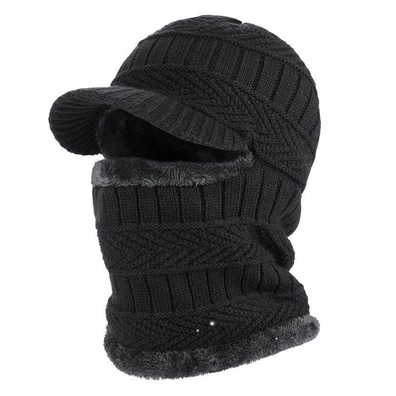 ⑥N 916 Winter Hat Skullies Beanies Hats Men's Wool