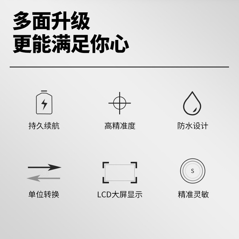 New Kitchen Scale Accurate Small High-Precision Electronic Scale Stainless Steel Battery Medicinal Coffee Baking Scale