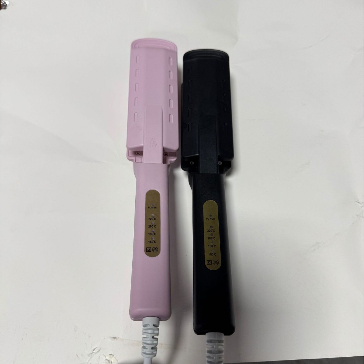 Amazon Cross-Border Foreign Trade Direct Hair Straightener with Negative Ion Hair Care, Adjustable Temperature, Dormitory Hair Straightener That Doesn'T Damage Hair