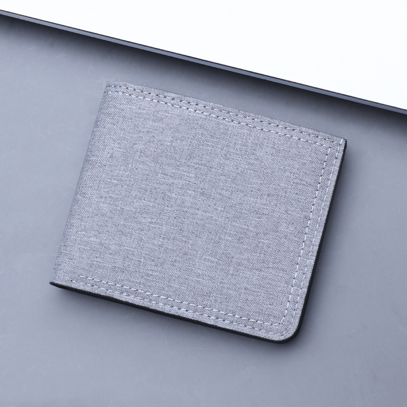 мужской короткий канвасный кошелек кошелек мужской с молнией кошелек мужской джинсовый новый мужской нестандартный ультратонкий