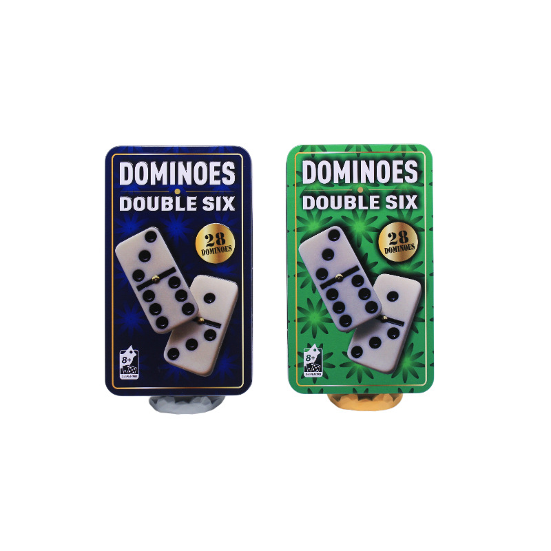 Children's Educational Calculation Dominoes Double Twelve Dominoes Domino Mexican Train Building Block Toys