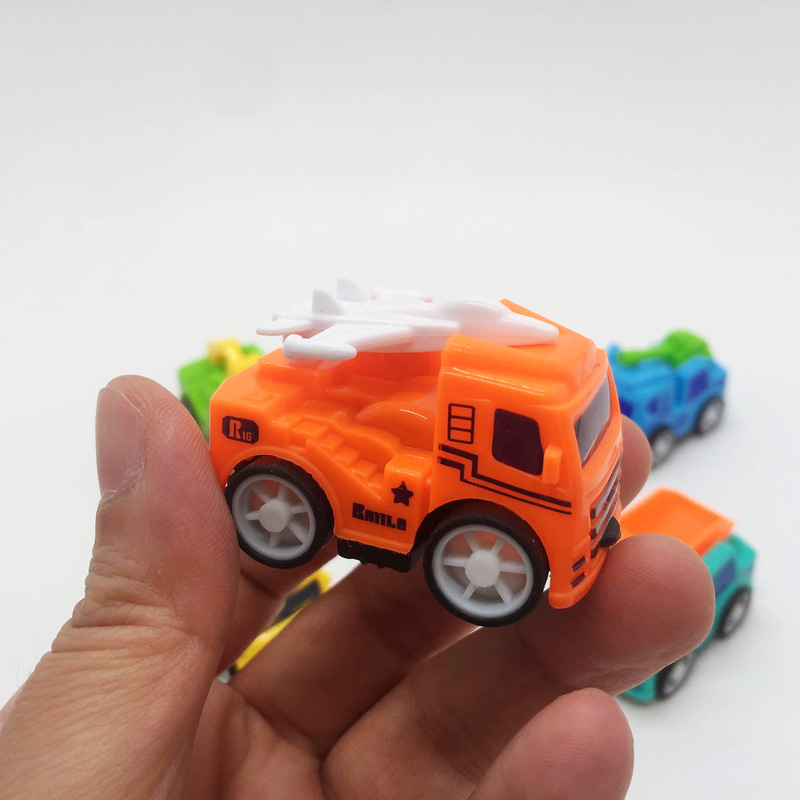 Chenghai Small Toy Factory Six Six Color Mixed Engineering Vehicles Military Vehicles Children's Day Paradise Points Small Gifts