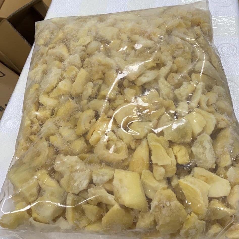 Thai Fruit Golden Pillow Frozen Durian Minced Pieces with and Without Seeds 3kg Non-Mao Shan Sultan Sultan Origin