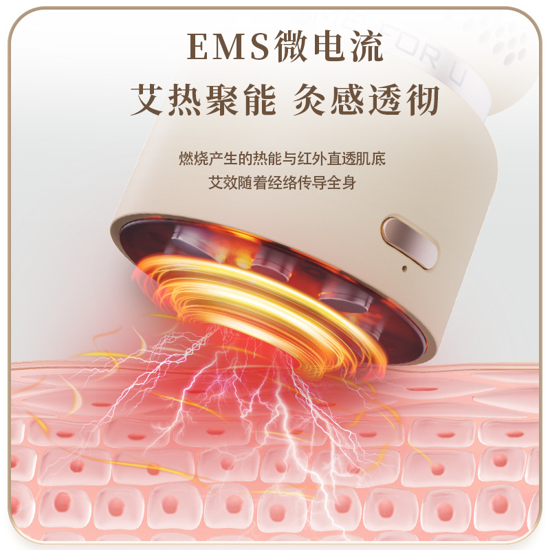 25 New Models of Bianstone Moxibustion Instrument for Waist and Abdomen, Multifunctional Portable Vibration Scraping Instrument for Microcurrent Massage of the Whole Body