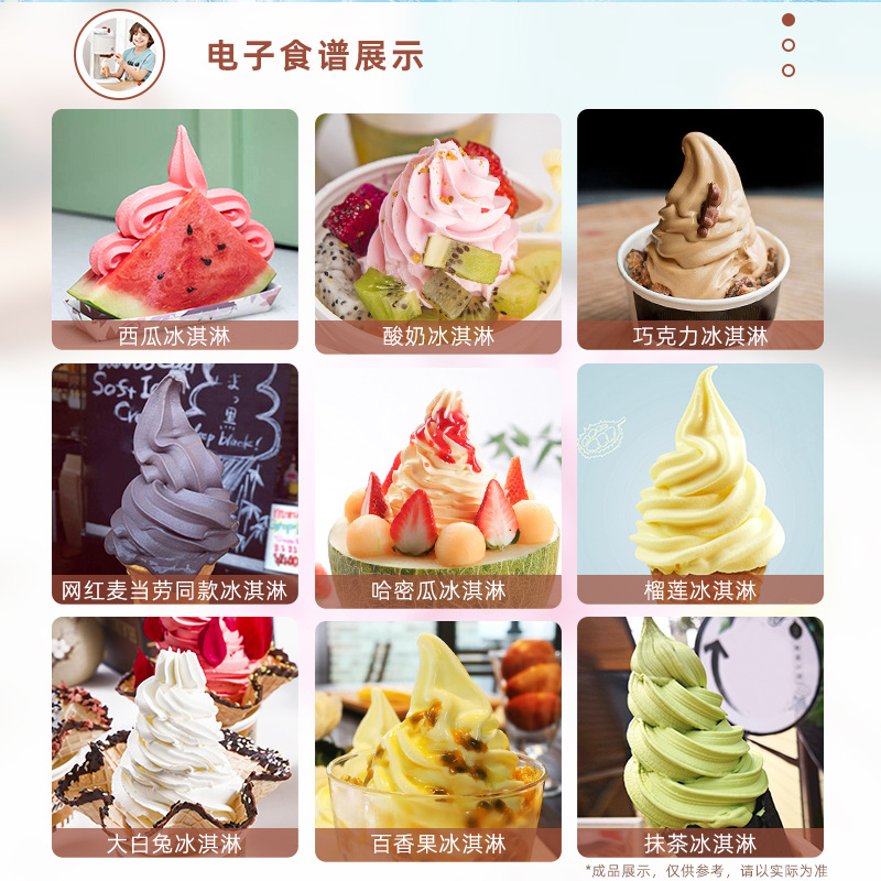 Benny Rabbit Household Ice Cream Machine Kidsren's Fruit Cone Machine Fully Automatic Small Ice Cream Machine Ice Cream Machine Mini