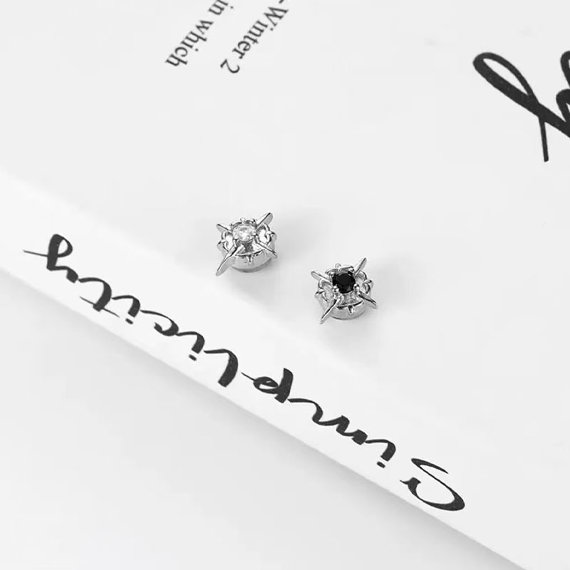 Polaris Magnetic Ear Clip Men's Painless Punch-Free Earrings Personalized Versatile Earrings Fashionable Simple High-End Earrings