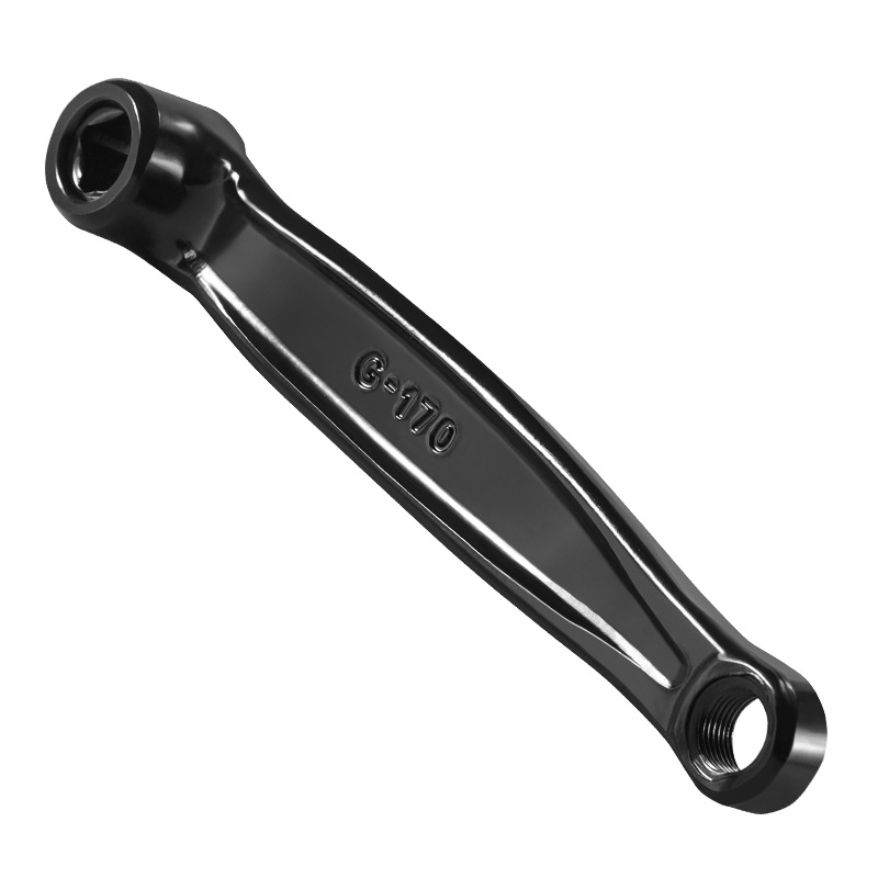Bicycle pedal crank left 165 mountain bike road bike pedal connecting rod 170 spinning bicycle foot crank Universal