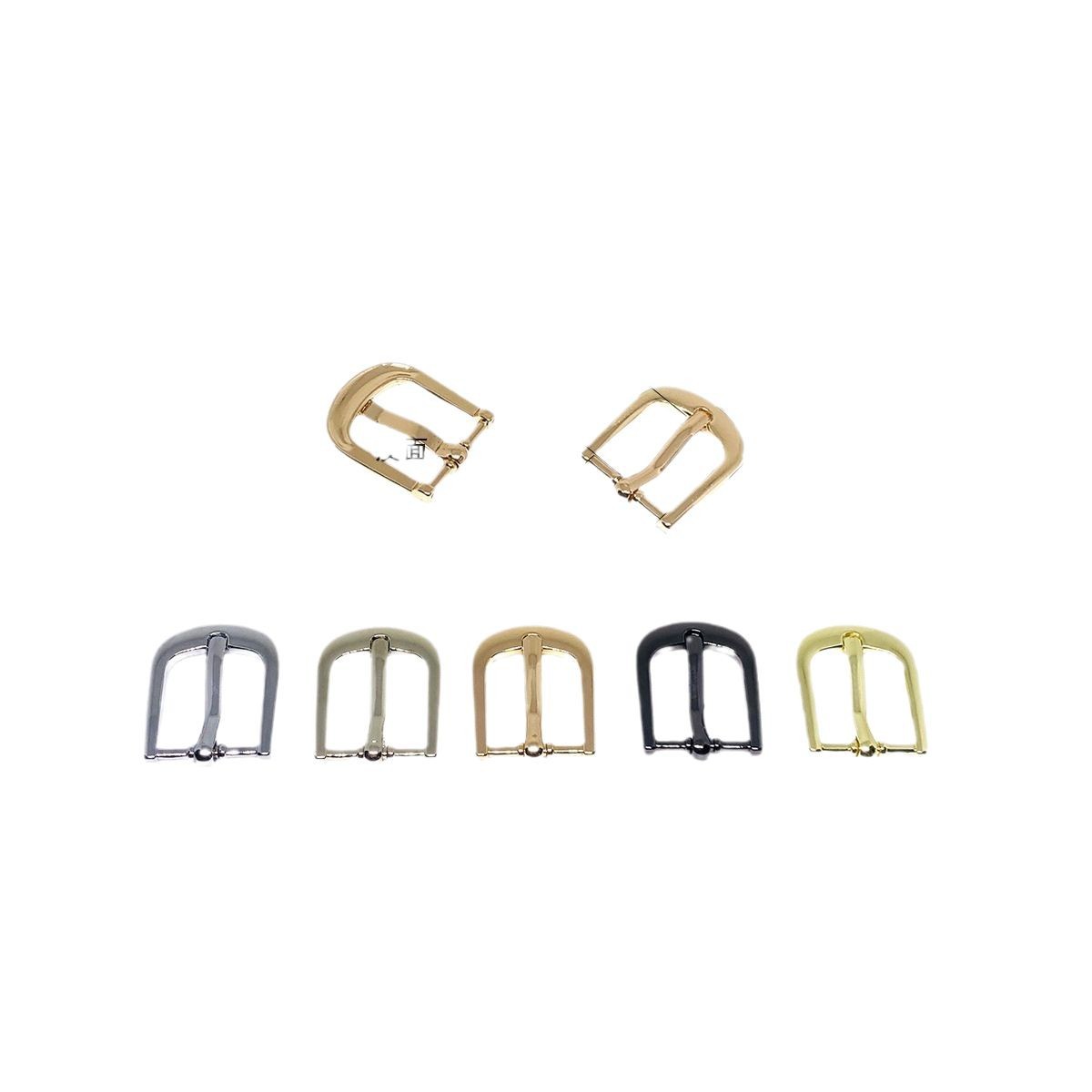 in stock wholesale hanging plating quality light gold belt buckle pin buckle bag belt adjustment buckle belt buckle luggage hardware accessories