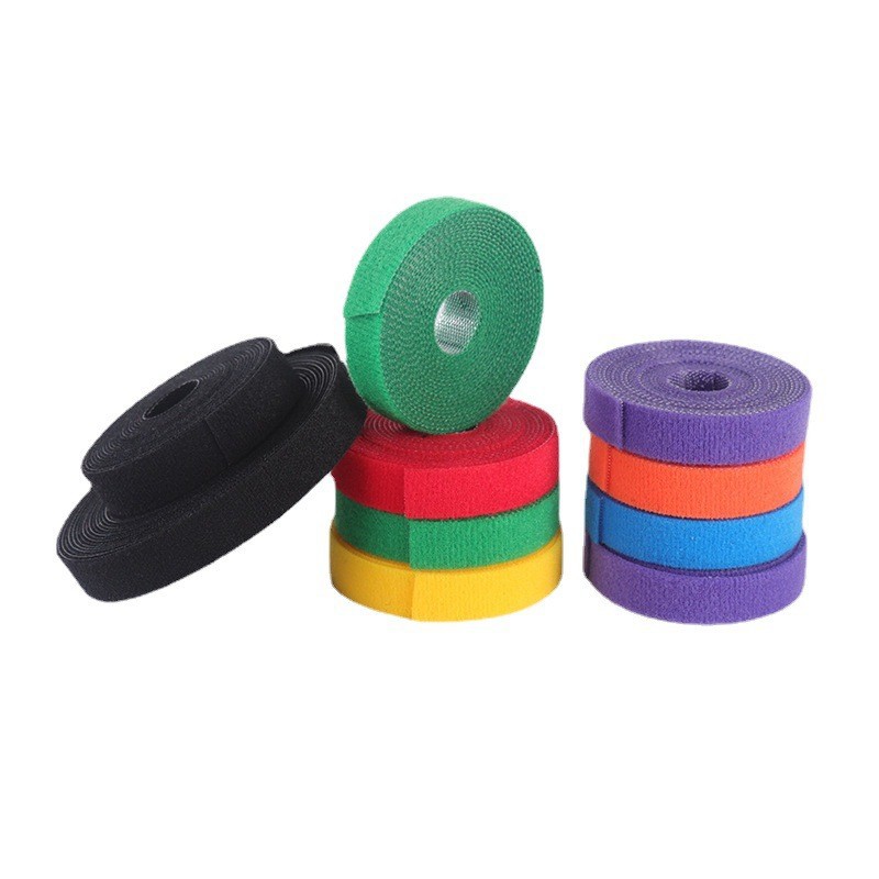 Velcro Cable Ties Nylon Self-Adhesive Data Cable Organizer Cable Management Straps Back-To-Back Velcro Plant Ties