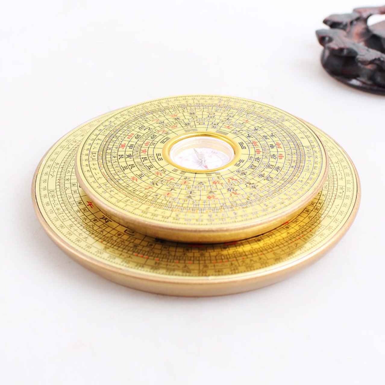 Manufacturer Wholesale Feng Shui Compass, Comprehensive Compass, Compass Instrument, Large and Small Imitation Copper Feng Shui Ornaments