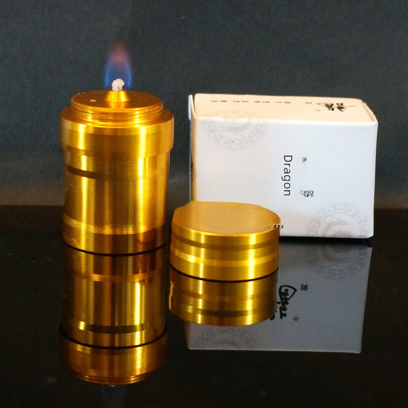 Dragon brand aluminum alloy mini alcohol lamp delivery Wick