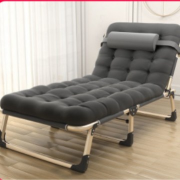 Folding Bed Sheets for One Person, Simple Lunch Break Artifact, Office Adult Nap Marching Outdoor Crib, Accompanying Recliner