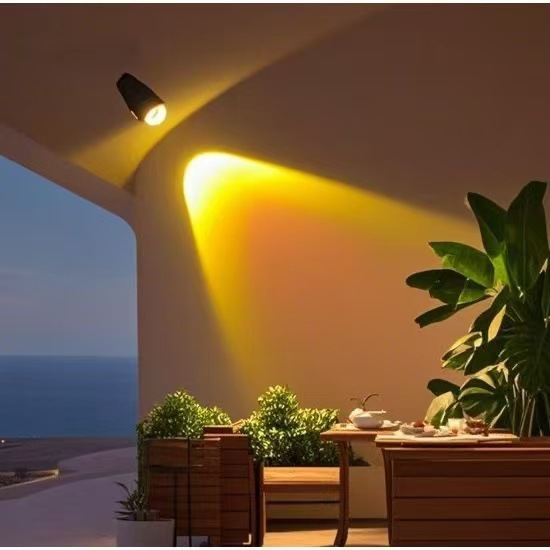 Waterproof Spotlight, Strong Light, Sun Protection and Rain Protection, Outdoor Light, Bathroom Wall Special, Internet Celebrity Foyer Balcony Lighting Column, Countryside