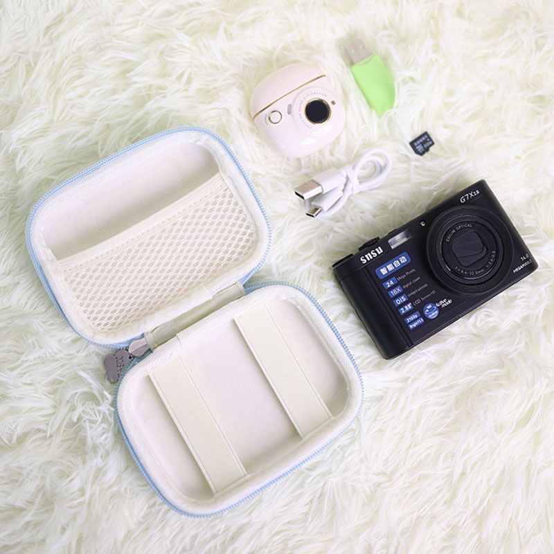 Ccd Storage Bag Camera Protective Case Fuji Canon Data Cable Organizer Cute Coin Purse Lipstick Portable Storage