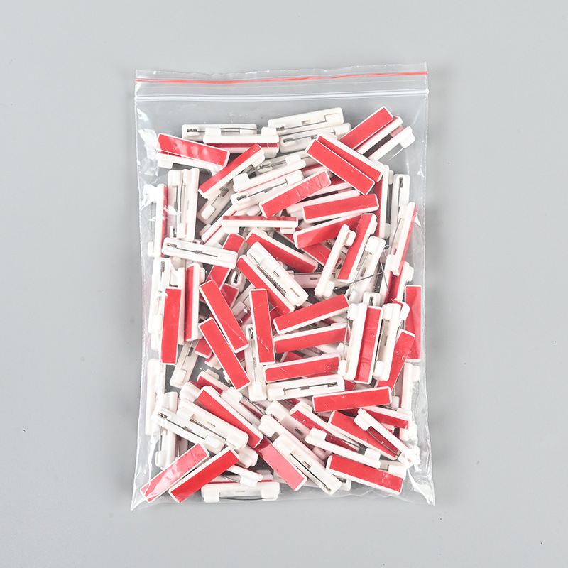 Source manufacturers wholesale plastic pin badge consumables badge badge badge pin brooch back glue pin a generation of hair