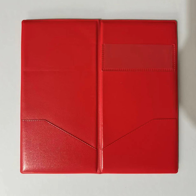 PVC Meal Ticket Clip Customized PU Leather Bills Clip Single Clip American Hotel Restaurant Menu Clip Coffee Shop Cash Register Clip