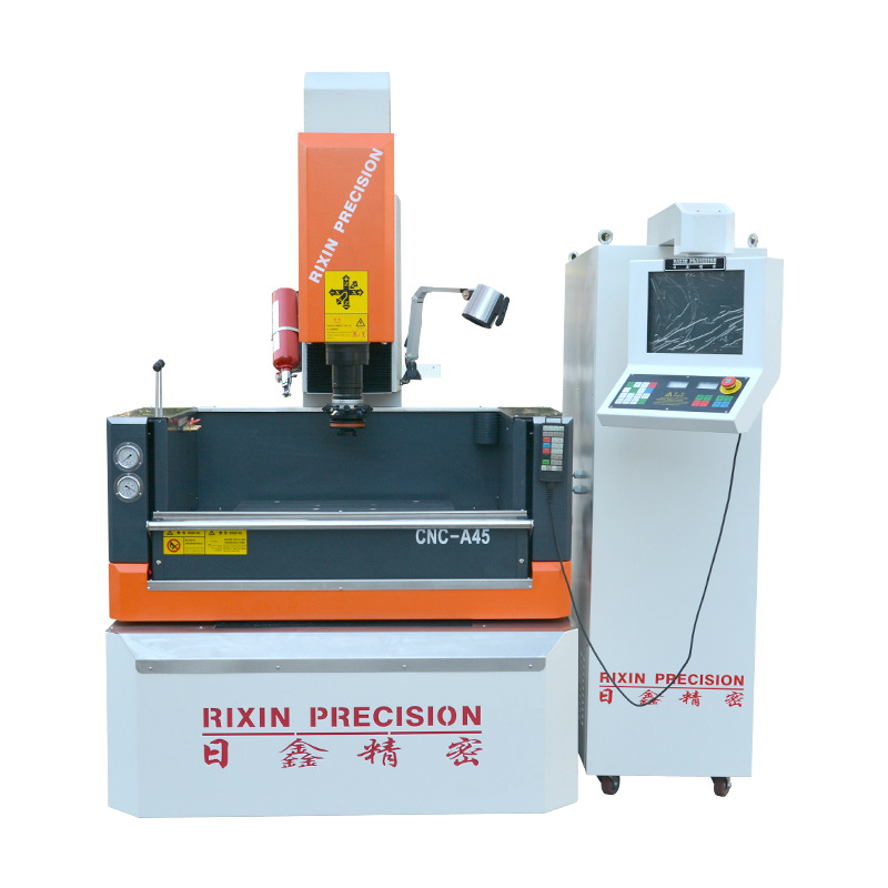 Mirror spark machine CNC-A45 high-precision three-axis linkage CNC integrated machine perforated graphite spark machine equipment