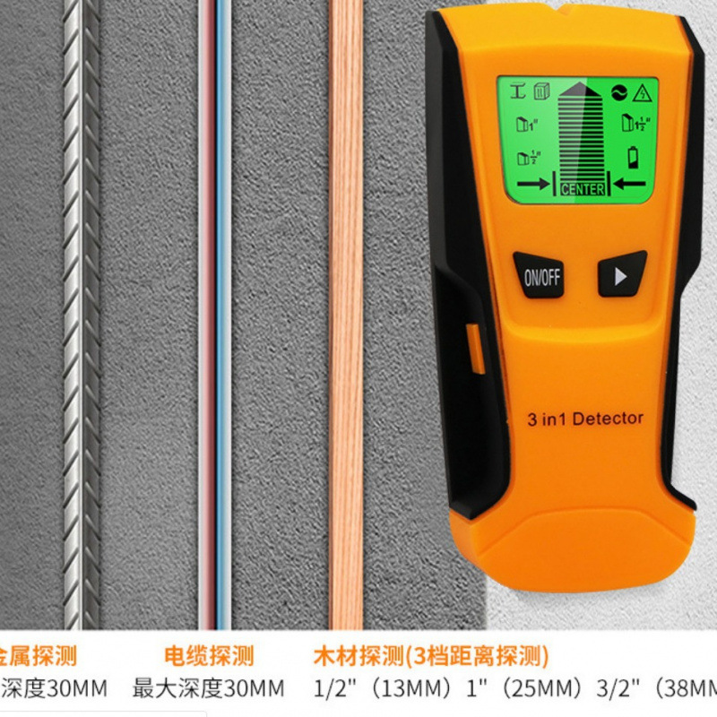 Трехвекторный стендовый детектор Th210, детектор стеновых металлов, функции обнаружения текущих кабелей и других металлов