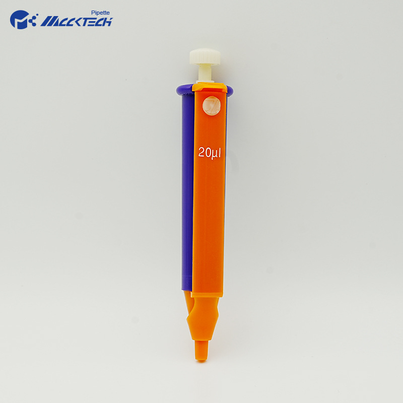 Mccktech Quantitative Mini Pipette Mini Pipette Gun Single-Channel Liquid Dispenser 10/20/50/100Ul