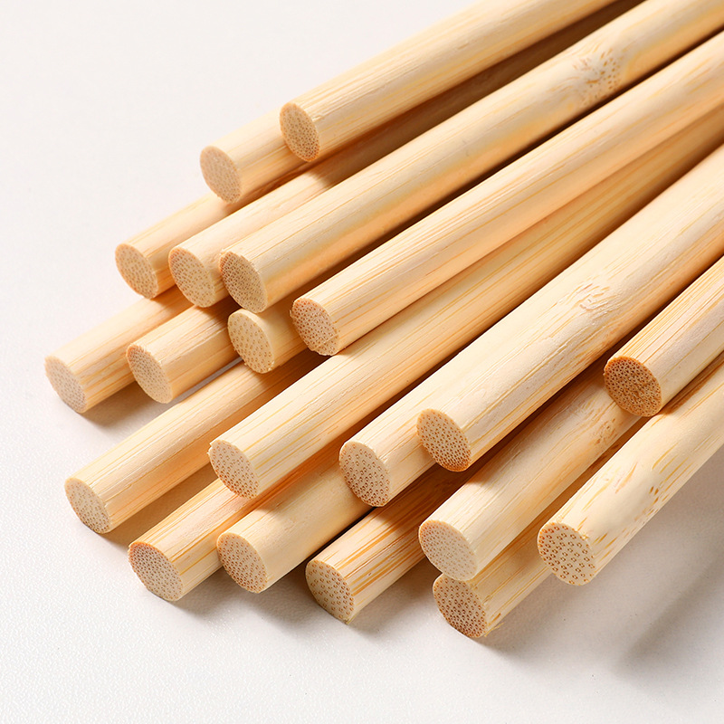 4mm Flat-Head Bamboo Sticks, Thin Wooden Sticks, Round Bamboo Sticks, Cotton Candy Sticks, Small Flagpoles, DIY Materials, Coffee Stirring Sticks