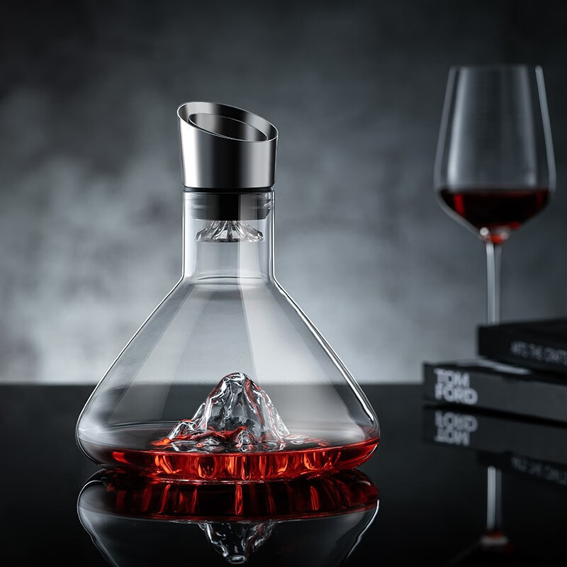 Creative Entry Luxury Iceberg Waterfall Decanter Glass Wine Jug Internet Celebrity Fast Filtering Wine Red Wine Wine Decanter High