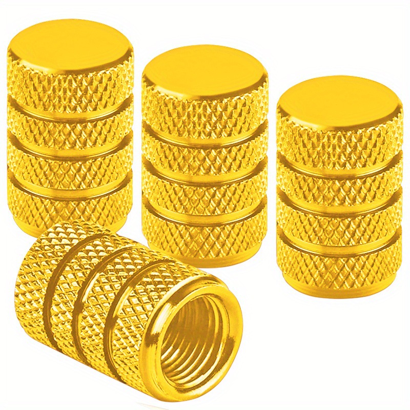 Bicycle aluminum alloy color American knurling air nozzle cap car tire valve cap car dust cap