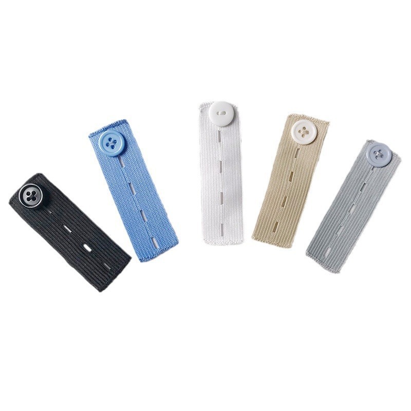 Trouser Belt Trouser Waist Extension Buckle Elastic Adjustable Trouser Buckle Pregnant Women's Pants Elastic Buckle Elastic Extension Buckle