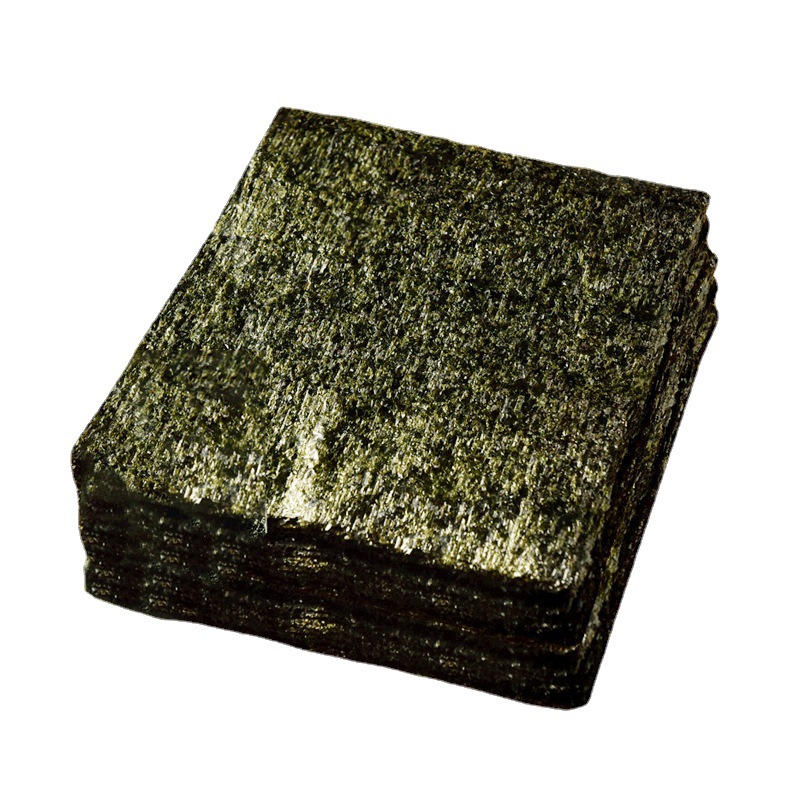 50 pieces of sushi seaweed wholesale semi-cut seaweed rice for rice balls barbecue seaweed large piece seaweed factory wholesale