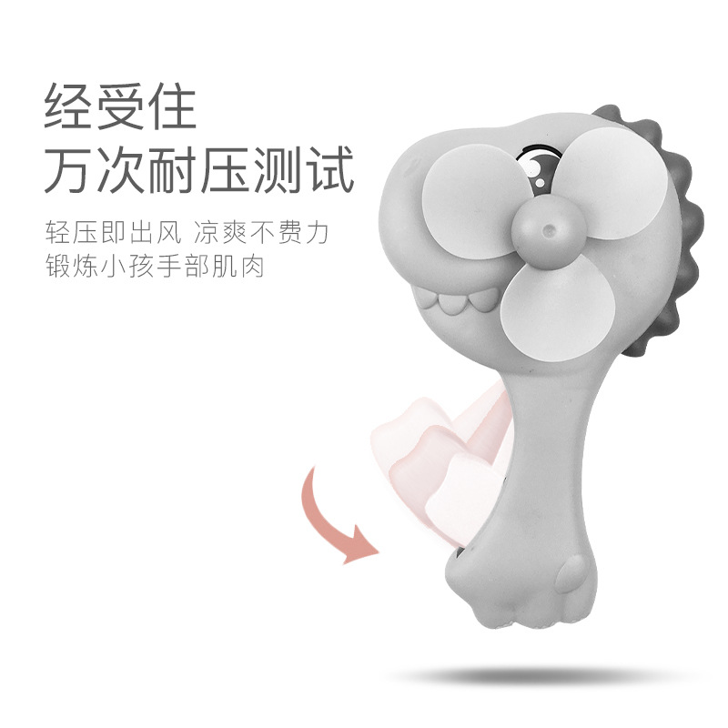 Children's large Press small fan dinosaur foreign trade Hot square push gift cute plastic toys wholesale