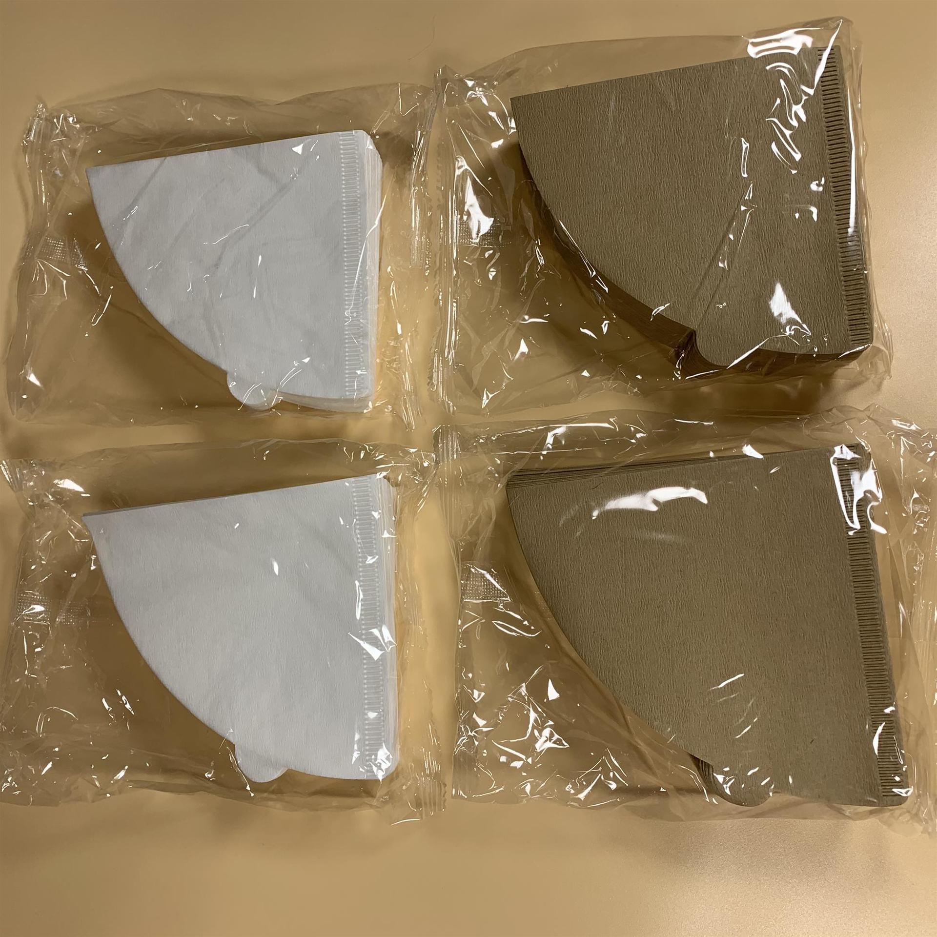 Cross-border foreign trade wholesale V60 coffee filter paper puree filter paper V01OPP bag hand punching appliance V02 white