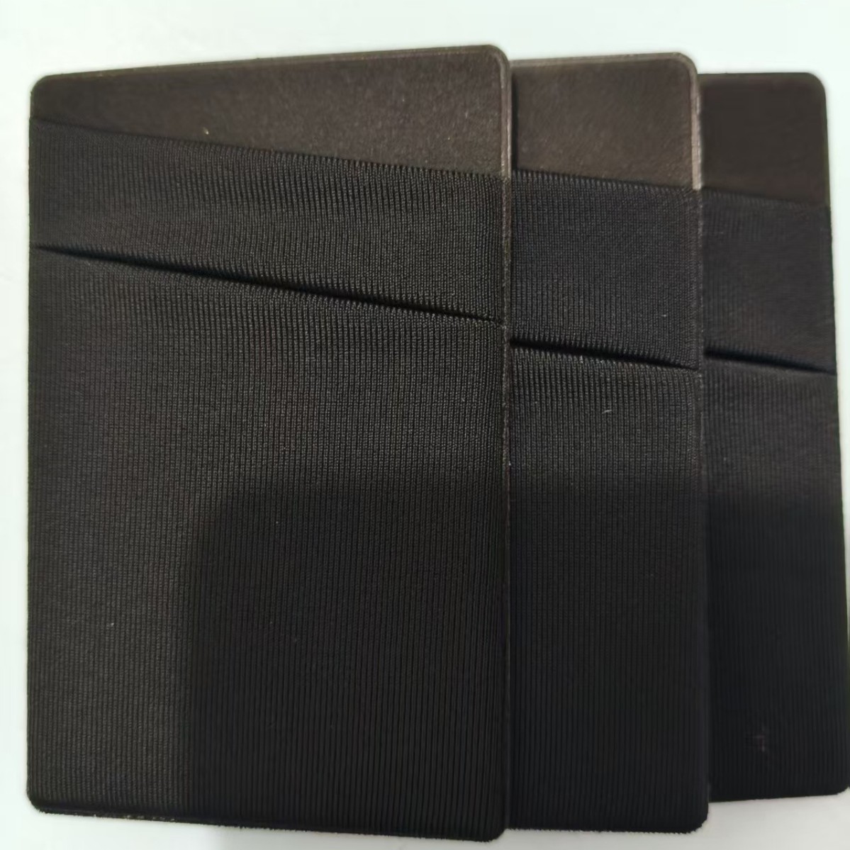 Lycra Mobile Phone Back Sticker Self-Adhesive Oblique Card Holder Mobile Phone Card Holder Double-Layer Oblique Card Holder Magnetic Card Holder Factory Direct Sale