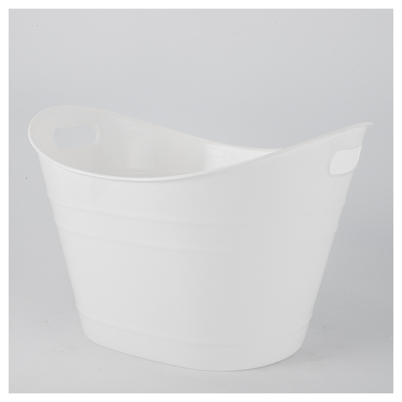 Plastic 4.5L Yuanbao Ice Bucket Bar Champagne Beer Beverage Portable Thickened Ice 18L Storage Bucket