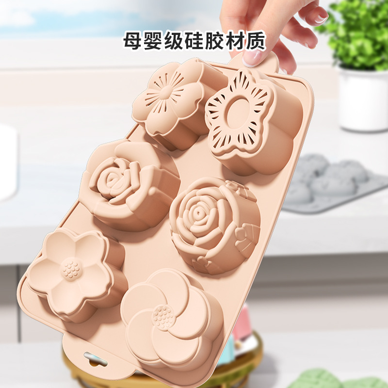 New Love Bow Valentine's Day Baking Chocolate Silicone Mold Food Grade Easy Release Mousse Mold