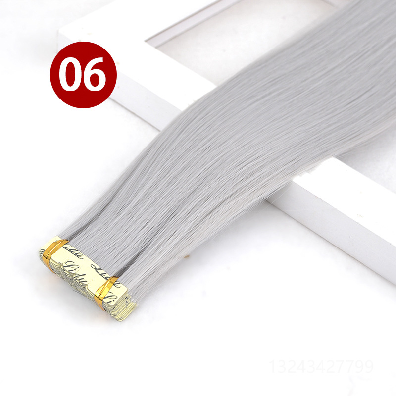 Бесшовный сплайсер для волос, цветной сплайсер, парик, прямой сплайсер, цветной висячий ухо, окрашенный парик, сплайсер для волос