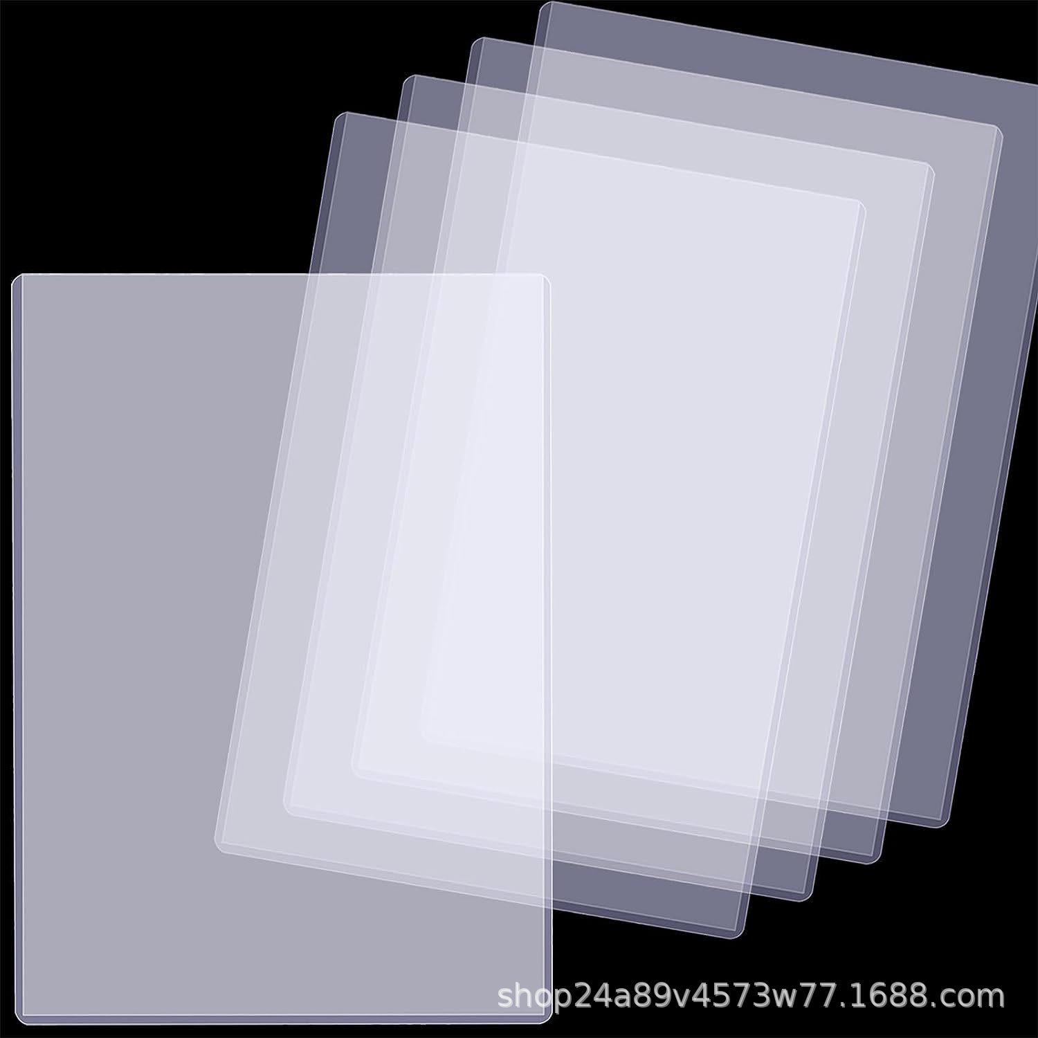 Customized Transparent Hard Rubber Sleeve Storage Card Sleeve Shelf Brand Warehouse Sign Workshop Sign Punching and Glue