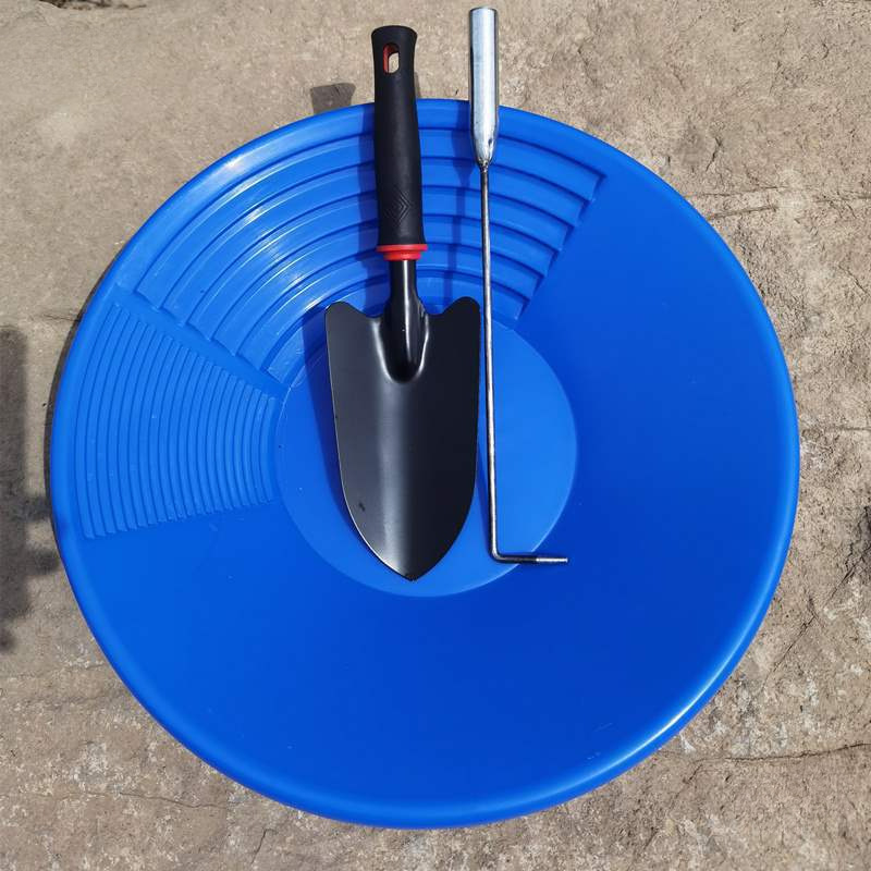 Thickened Gold Panning Tools Outdoor Large Hand-Cranked Gold Mine Sand Gold Washing Gold Panning Pan Gold Panning Tools Complete Set