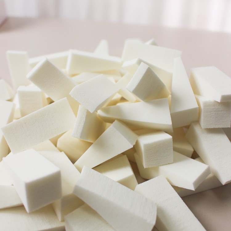 Latex Triangular Powder Puff Super Soft Makeup Sponge Block Manicure Sponge Dry and Wet Dual-Use Photo Studio Small Trapezoidal Beauty Egg