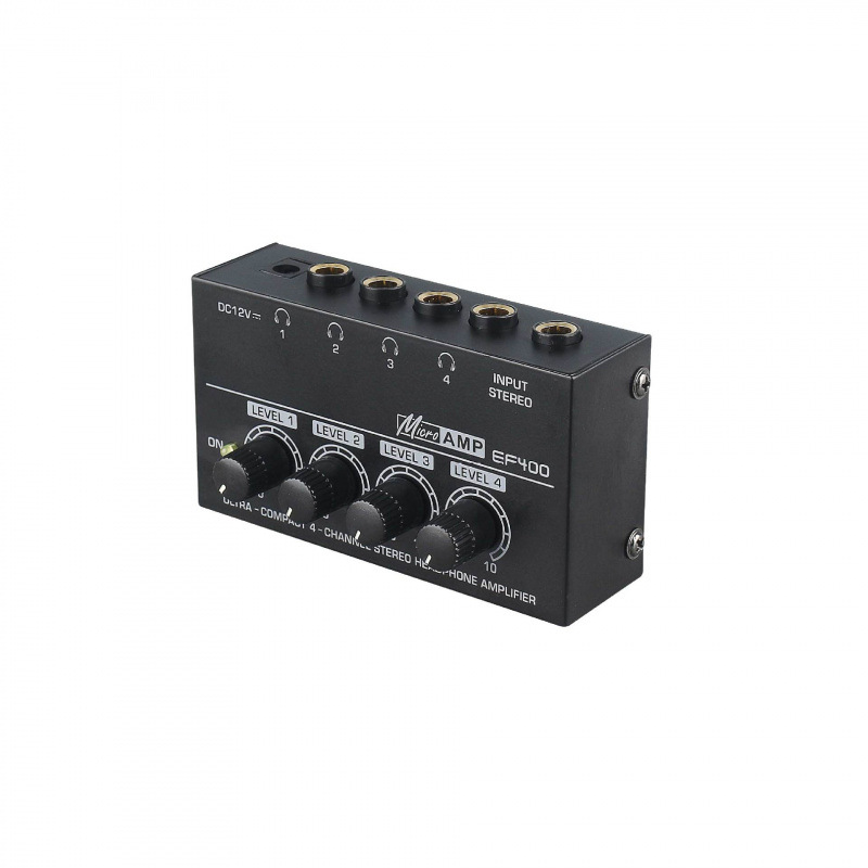 Foreign Trade Mini Recording Studio Headphone Amplifier 4-Way Monitoring Headphone Amplifier Headphone Amplifier